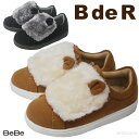 【SALE/20%OFF】スニーカー キッズ ビーデアール BdeR ミミ付ファースニーカー ファー付きシューズ 13cm 14cm 15cm 16cm 17c...