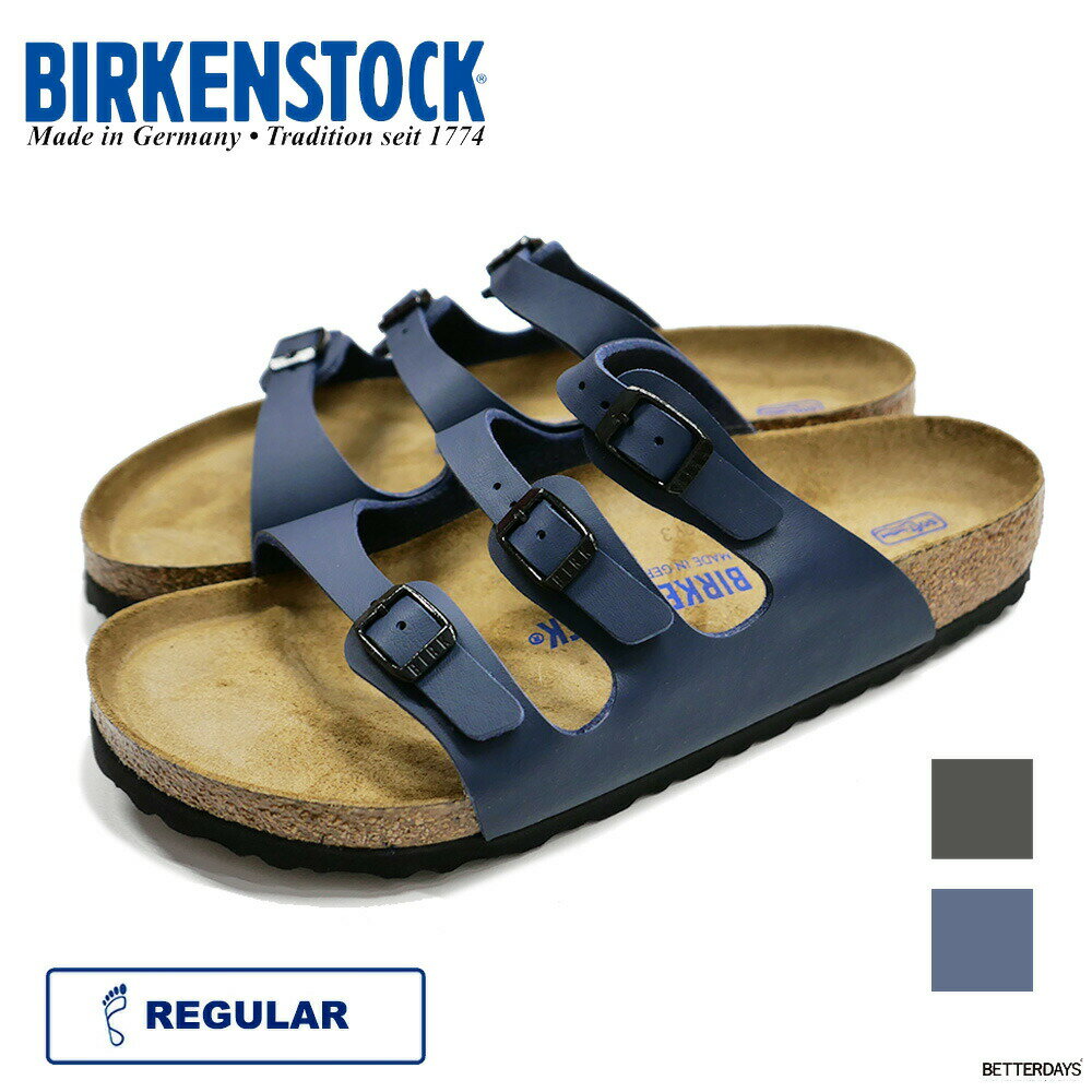 サンダル メンズ ビルケンシュトック フロリダ レギュラー ソフトフットベッド 26-28.5cm FLORIDA BIRKO-FLOR BIRKENSTOCK SOFTFOOTBED【国内正規品】