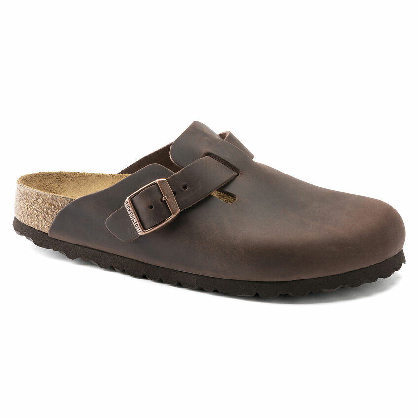 ビルケンシュトック ボストン ハバナ オイルドレザー ユニセックス レギュラー 幅広 23-25cm BIRKENSTOCK Boston LEOI Habana