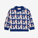 ニット セーター ボボ・ショーズ ベビー 長袖 Fairy Dog all over jacquard jumper 98-110cm【国内正規品】 Bobo ...