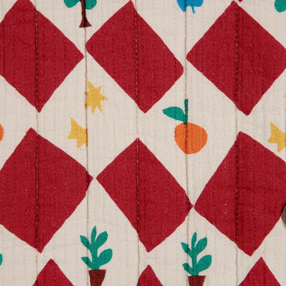 �٥��� �ܥܡ����硼�� �٥ӡ� Harlequin all over quilted vest 98-110cm �ڹ��������ʡ� Bobo Choses