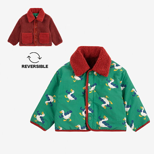 【1000円OFFクーポン配布中 9月スーパーセール】【25AW 8/21発売開始】ジャケット アウター キッズ ベビー ボボ・ショーズ リバーシブル La Oca all over reversible sheepskin jacket【国内正規品】 Bobo Choses 【1000円OFFクーポン配布中 9月スーパーセール】【25AW 8/21発売開始】ジャケット アウター キッズ ベビー ボボ・ショーズ リバーシブル La Oca all over reversible sheepskin jacket【国内正規品】 Bobo Choses