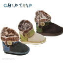 【アウトレット】ブーツ キッズ CHIP TRIP チップトリップ フェイクスエード ボアコンビネーション 314-152 靴 16-20cm