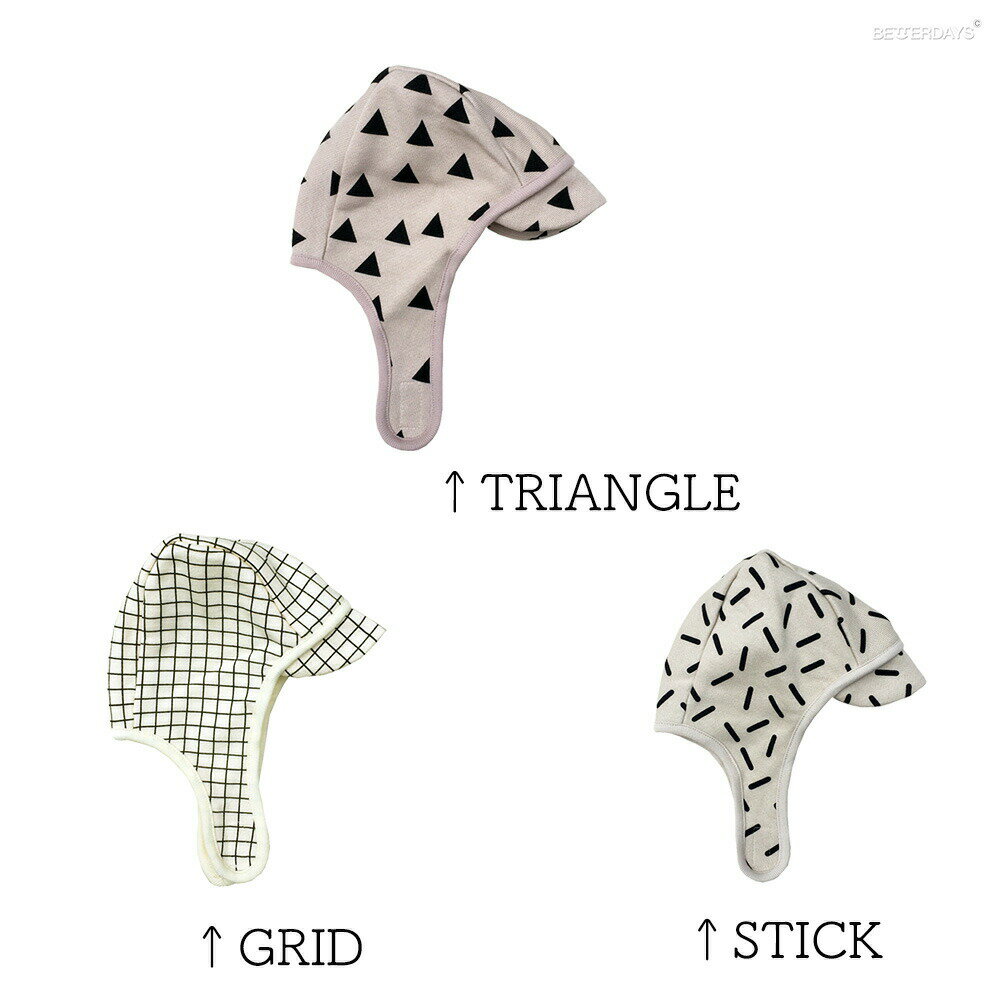 【2点以上ご購入で5%OFFクーポン配布中7/1ワンダフルデー】ボンネット ベビー 帽子 キャップ チョコレートスープ chocolatesoup GEOMETRY SWEAT BONNET