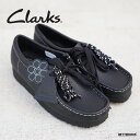 【1000円OFFクーポン配布中6月 お買い物マラソン】クラークス オリジナル ワラビー ブラック レザー レディース Wallabee CLARKS ORIG...