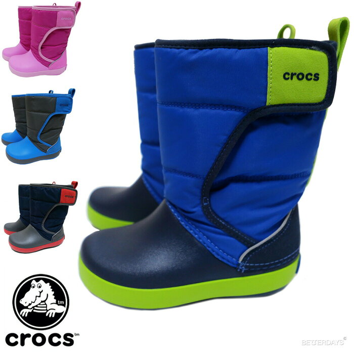 スノーブーツ キッズ クロックス ロッジポイント 国内正規販売店 crocs LOSGE POINT SNOW BOOTS KIDS KIDS 14-21cm