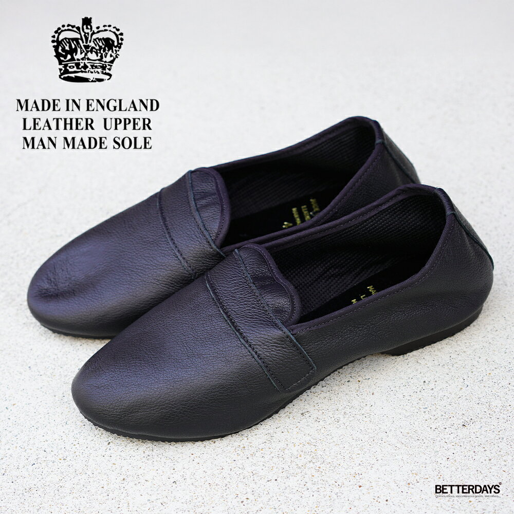 【最大1000円OFFクーポン配布中ブラックフライデー】スリッポン シューズ クラウン レディース レザー ホールカット CROWN WHOLECUT STRA...