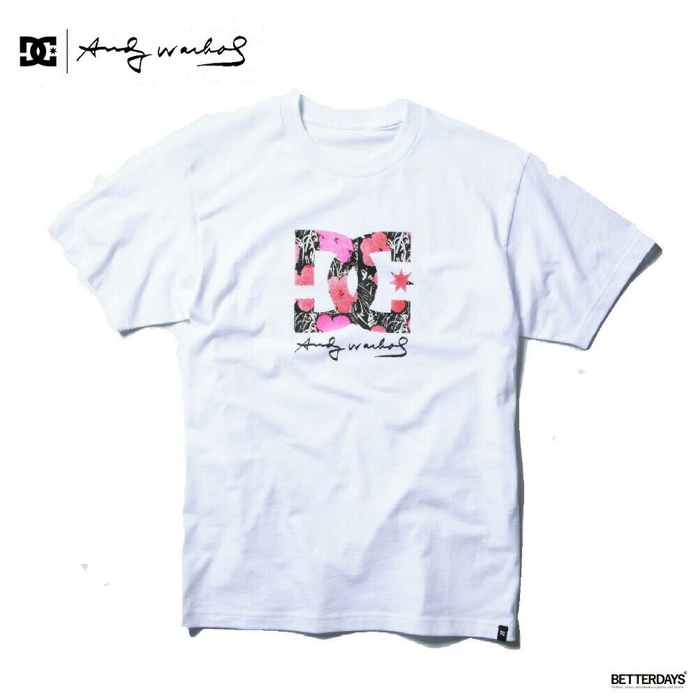 Tシャツ メンズ レディース 半袖 DCシューズ アンディウォーホール ANDY WARHOL FLOWER SERIES HSS 【国内正規品】