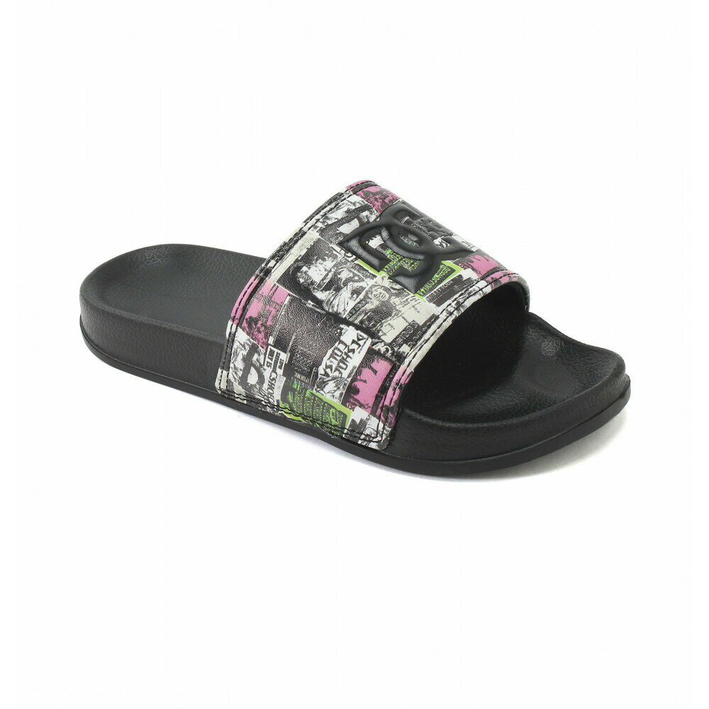 サンダル キッズ DCシューズ DC SHOES DC SLIDE スライドサンダル 17cm-24cm