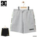 【1000円OFFクーポン配布中6月 お買い物マラソン】短パン キッズ DCシューズ DC SHOES 21 KD MINI FLEECE LINE SHORT フリース ショーツ ハーフパンツ REGULAR FIT 120-160cm