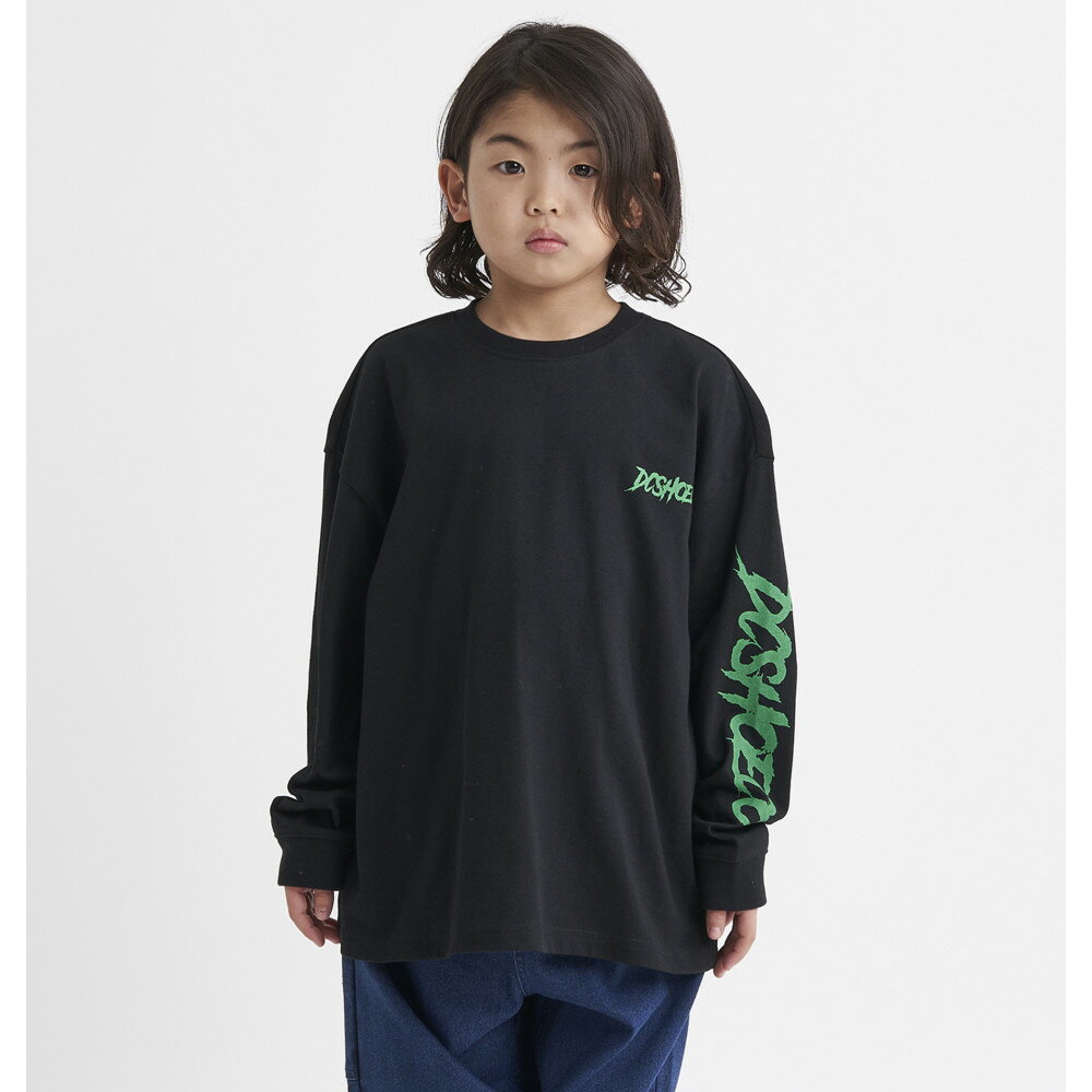 長袖Tシャツ キッズ ロンT DCシューズ DC SHOES 23 KD SKULL LS