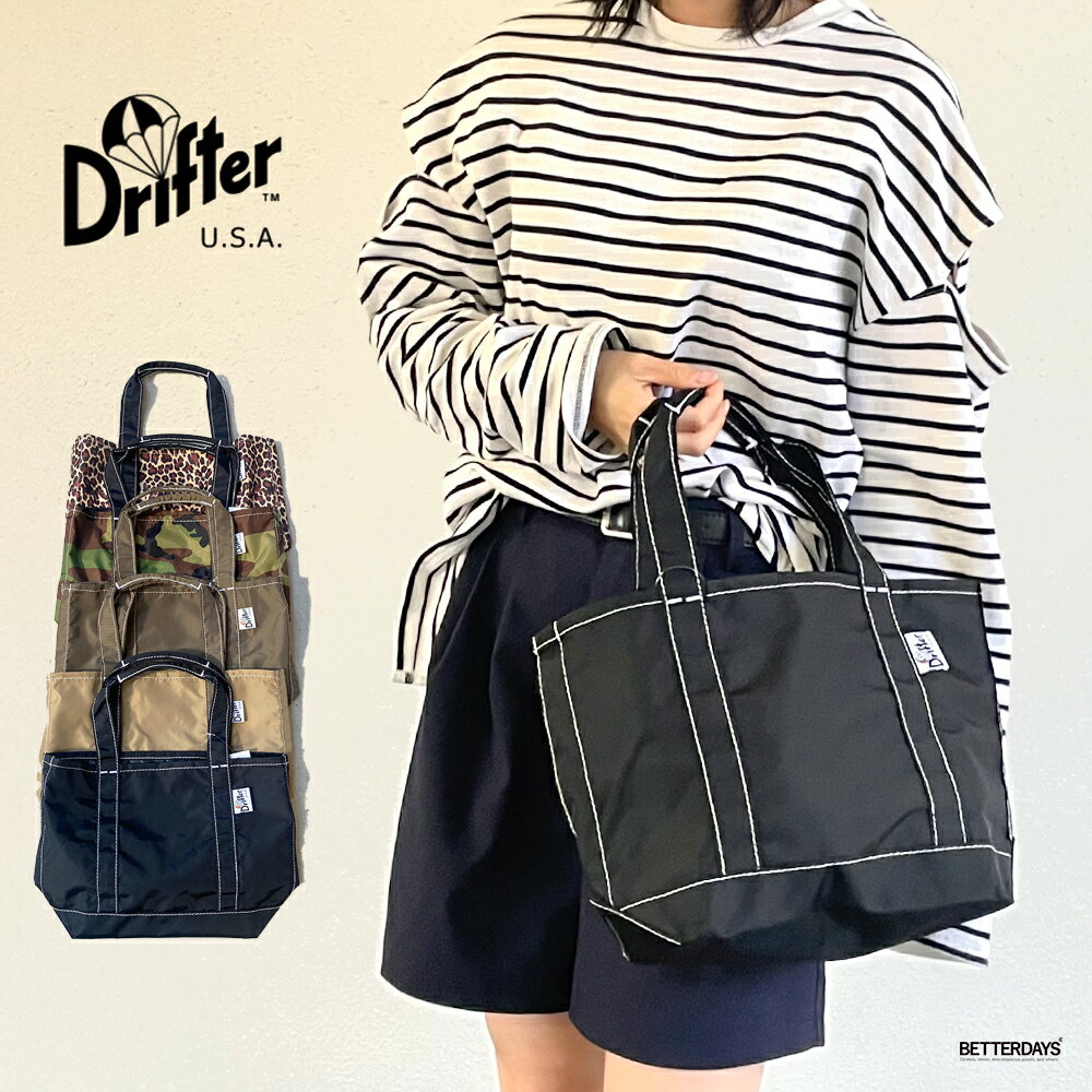 乐天商城 - 【1200円OFFクーポン配布中6月スーパーセール】トートバッグ ドリフター ユニセックス Drifter BUCKEYE MEDIUM TOTE DFV4615