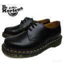 ドクターマーチン 3ホール 1461 Dr.Martens CORE 1461 BLACK SMOOTH 22cm-29cm 【国内正規品】