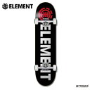 スケボー コンプリートデッキ 8inch エレメント ELEMENT スケートボード COMP WHT BLAZIN SKATEBOARD 【国内正規品】