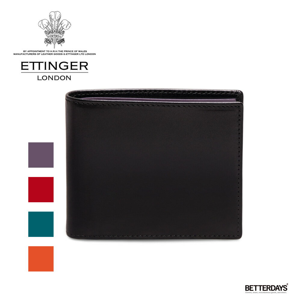 乐天商城 - 【26AW 予約】 エッティンガー 財布 二つ折り財布 ウォレット スターリングコレクション ETTINGER BILLFOLD3C/C&COIN PURSE STERLING COLLECTION 【国内正規品】ST1410