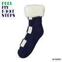 ルームソックス レディース メンズ 靴下 LATTICE フラッフィー FEEL MY FOOTSTEPS フィール マイ フットステップ
