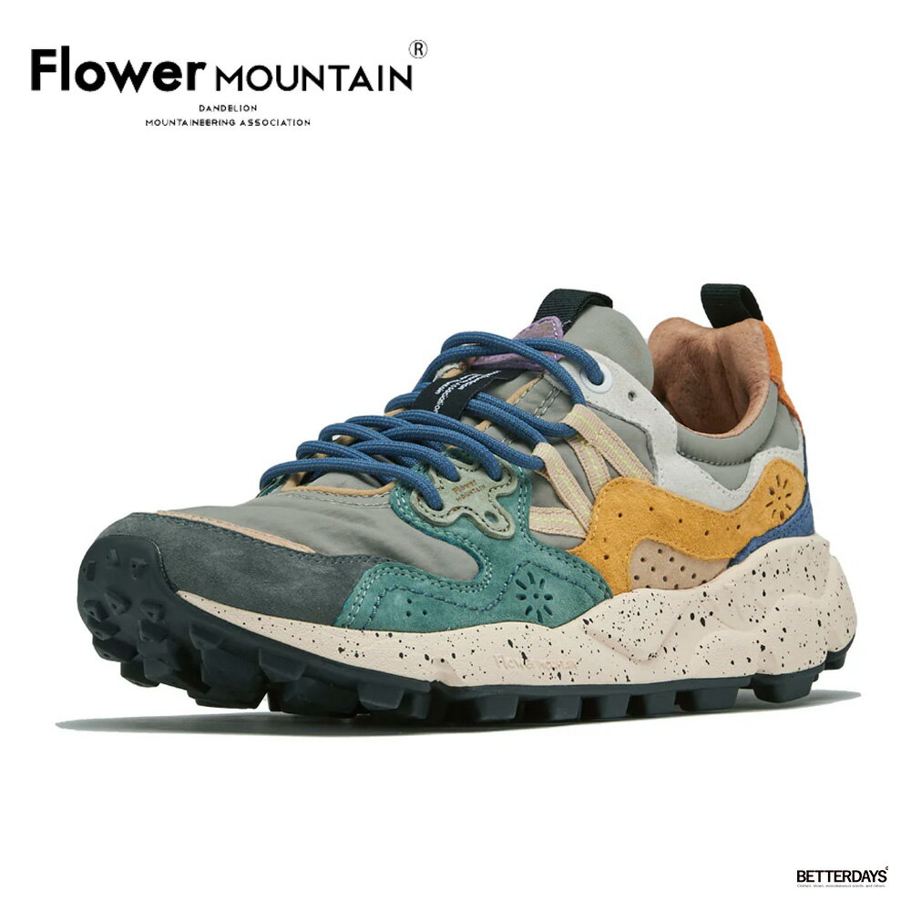 Rakuten - 【1200円OFFクーポン配布中6月スーパーセール】スニーカー ユニセックス ヤマノ3 フラワーマウンテン FLOWER MOUNTAIN YAMANO3 Grey/Petrol/Zucca【国内正規品】FM63783