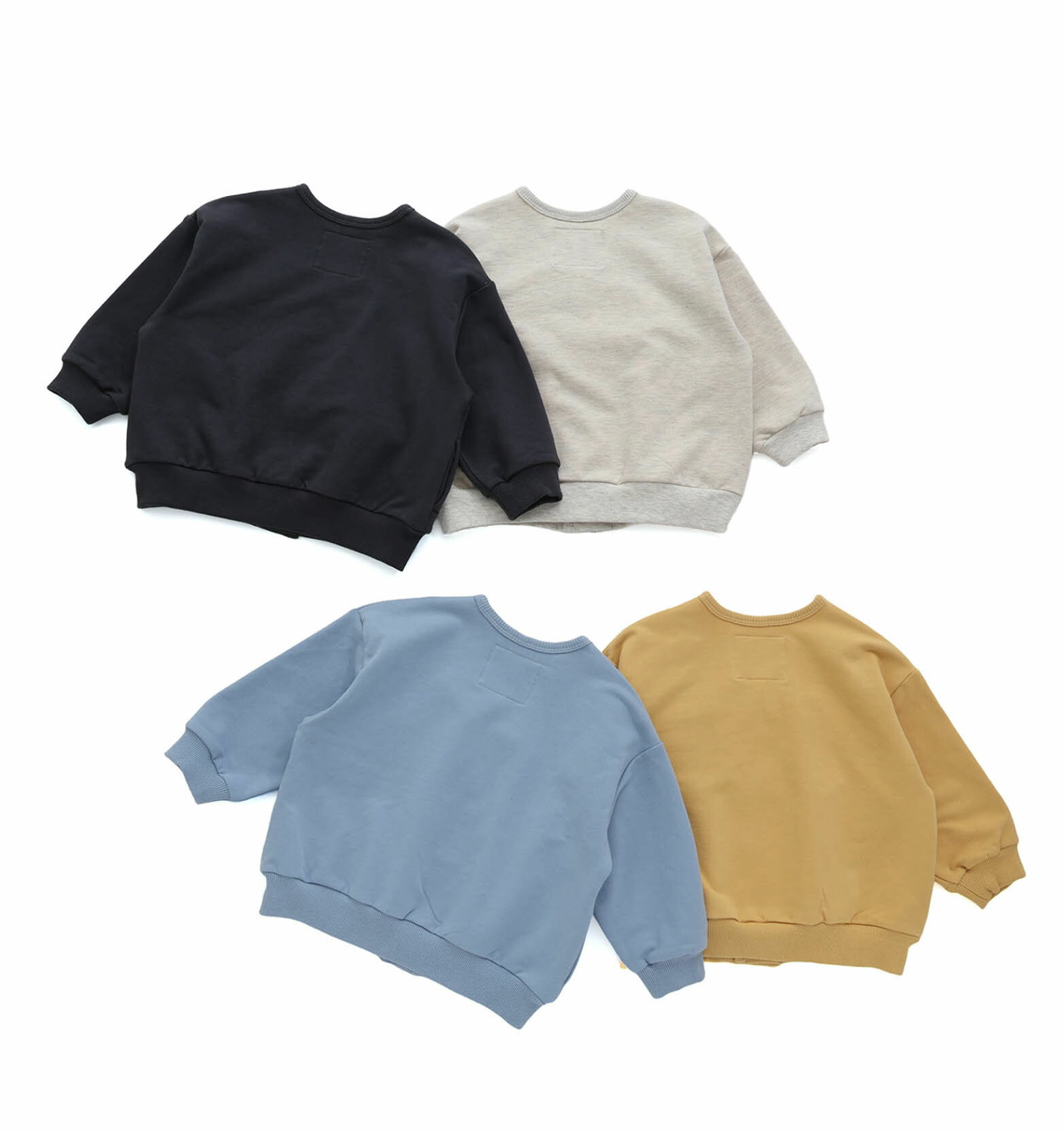 レタードカーディガン キッズ エフオーキッズ サガラ刺繍ワッペン F.O.KIDS 100cm-...