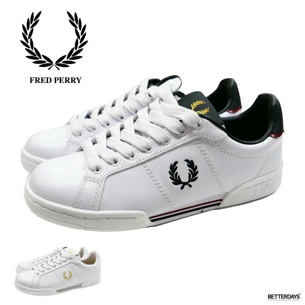 フレッドペリー レザースニーカー レディース スニーカー メンズ レディース フレッドペリー FRED PERRY B4294_B722 LEATHER 23-28cm 【国内正規品】