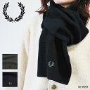 マフラー ユニセックス フレッドペリー ワッフル編み C8150 WAFFLE KNIT SCARF【国内正規品】 FRED PERRY