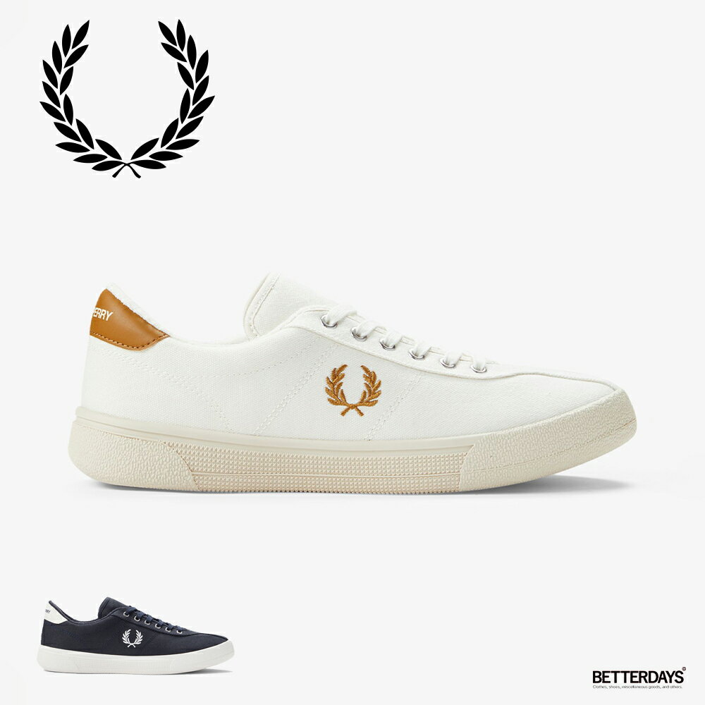 スニーカー メンズ レディース フレッドペリー テニススニーカー FRED PERRY Poly Canvas Tennis Shoe 【国内正規品】B2347
