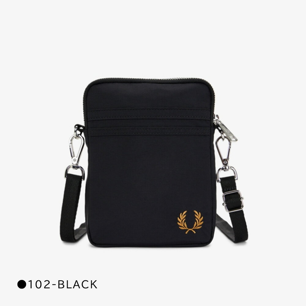 FRED PERRY(フレッドペリー)ボディバッグ　サコッシュ　ショルダーバッグ FRED PERRY（フレッドペリー） ショルダーバッグ Smooth Leather