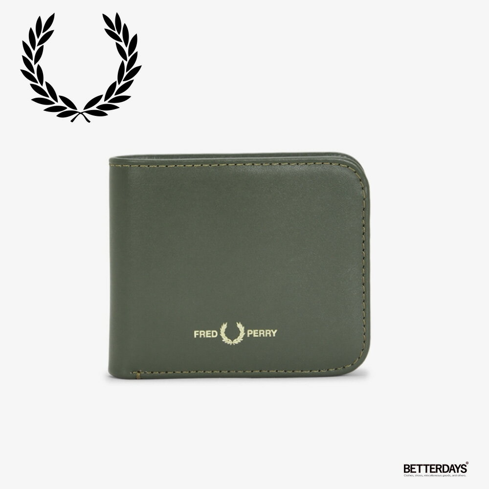 U, 吉 - 【1000円OFFクーポン配布中5月お買い物マラソン】フレッドペリー 財布 ユニセックス FRED PERRY SMOOTH LEATHER BILLFOLD WALLET 【国内正規品】L2803
