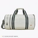 【1000円OFFクーポン配布中7月 お買い物マラソン】バレルバッグ ショルダーバッグ フレッドペリー ユニセックス Classic Barrel Bag L7255 L7260【国内正規品】FRED PERRY 到着後1か月以内にレビューを書いて次回500円OFFクーポン配布中