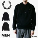 パーカー スウェット メンズ フレッドペリー M2643_TIPPED HOODED SWEATSHIRT 【国内正規品】 FRED PERRY