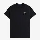 フレッドペリー Tシャツ メンズ 半袖 FRED PERRY Tipped Cuff Pique T-Shirt 【国内正規品】M4654