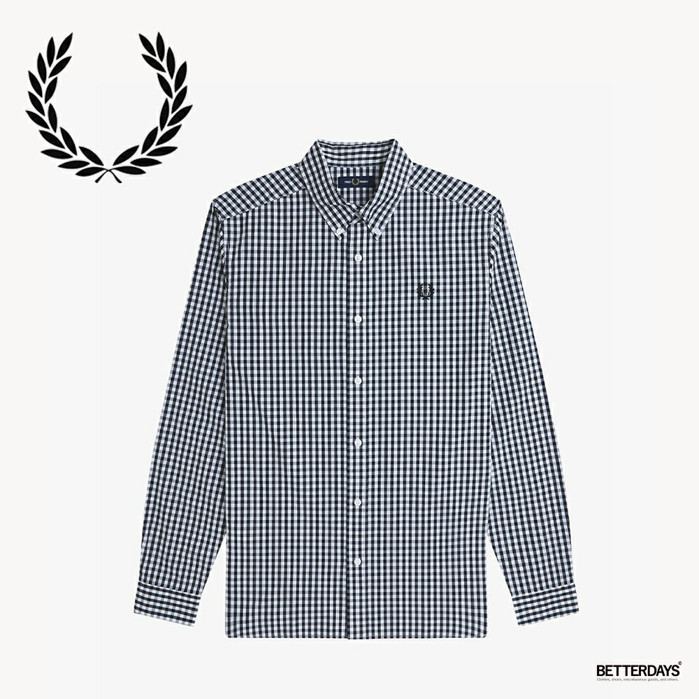 フレッドペリー シャツ メンズ ギンガムチェック ボタンダウン FRED PERRY GINGHAM SHIRT 【国内正規品】M9620