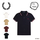 ポロシャツ キッズ フレッドペリー ギフト KIDS TWIN TIPPED FRED PERRY SHIRT 100-130cm 【国内正規品】 到着後1か月...