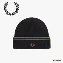 【最大1000円OFFクーポン配布中10月お買い物マラソン】ニット帽 ビーニー ユニセックス フレッドペリー Twin Tipped Merino Wool B...