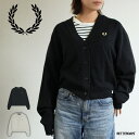 カーディガン レディース フレッドペリー V-NECK CARDIGAN【国内正規品】 FRED PERRY K1120
