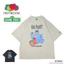 【1000円OFFクーポン配布中7月 お買い物マラソン】Tシャツ ユニセックス フルーツオブザルーム セサミストリート【国内正規品】 FRUIT OF THE LOOM SESAME STREET×FTL ILLUST T-Shirt B c
