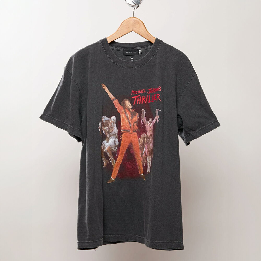 Tシャツ ユニセックス バンT マイケルジャクソン グッドロックスピード MICHAEL JACKSON PHOTO TEE GOOD ROCK SPEED【国内正規品】25MJK003W