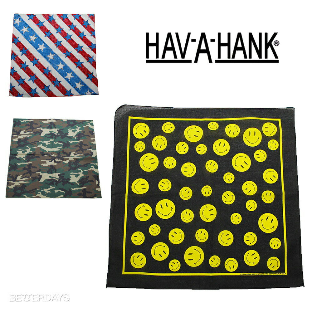 ハバハンク 【1000円OFFクーポン配布中 5月お買い物マラソン】【アウトレット】バンダナ おしゃれ HAV-A-HANK ハバハンク BANDANA 22