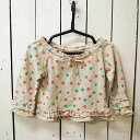 【アウトレット/50%OFF】長袖 ロンT フリル キッズ ベビー おしゃれ 保育園 通園 通学 子供 ガール Reckers