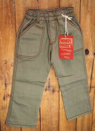 【1000円OFFクーポン配布中3月お買い物マラソン】【アウトレット】パンツ キッズ HOWDY DOODY'S ハウディー ストレッチ綿パンツ 80-90cm
