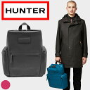 ハンターラバーレザー バックパック リュックサック オリジナル HUNTER ORG TOPCLIP BACKPACK - RUBBERISED LEATHER 【国内正規品】