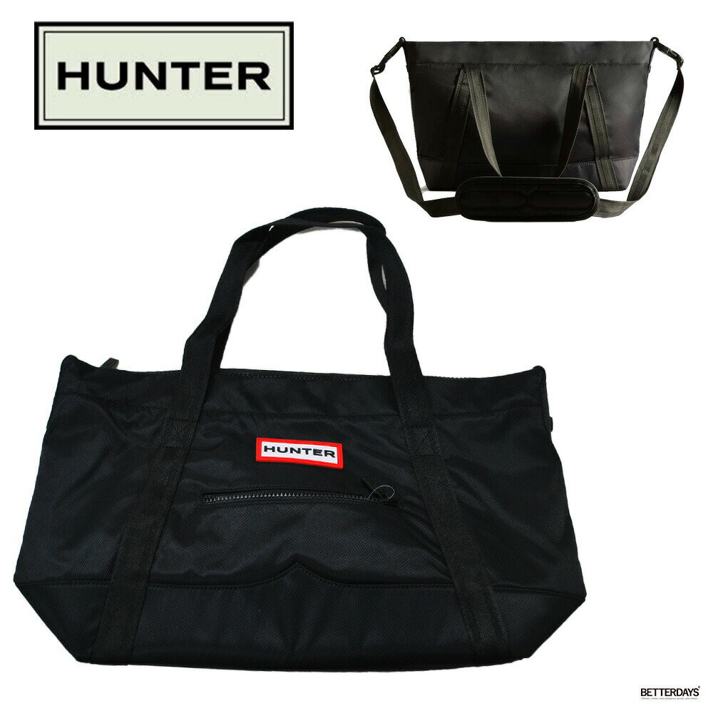 乐天商城 - トートバッグ レディース メンズ ハンター ナイロン ミディアム トップ クリップ トート バッグHUNTER オリジナル【国内正規品】