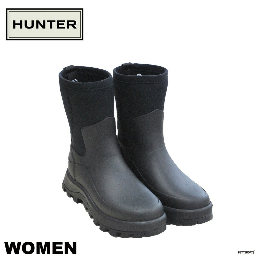 ショートブーツ レディース ハンター シティ エクスプローラー ショート ネオプレン レインブーツ 22cm-25cm HUNTER WOMEN CITY EXPLORER SHORT BOOT【国内正規品】