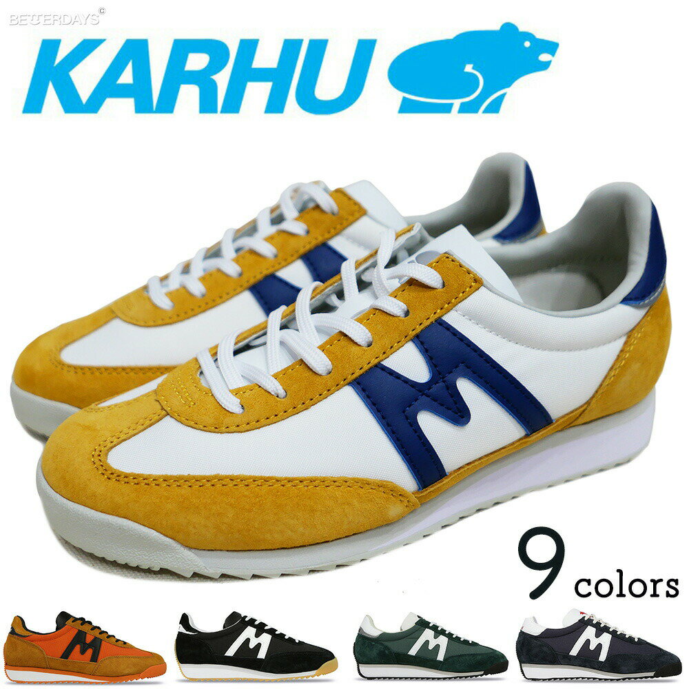 カルフ スニーカー チャンピオンエア ランニングシューズ ユニセックス/メンズ/レディース KARHU CHAMPIONAIR 22~28.5cm 靴 運動靴 国内正規品 コンビニ受取対応商品 到着後1か月以内にレビューを書いて次回10000円以上で1000円OFFクーポン配布中