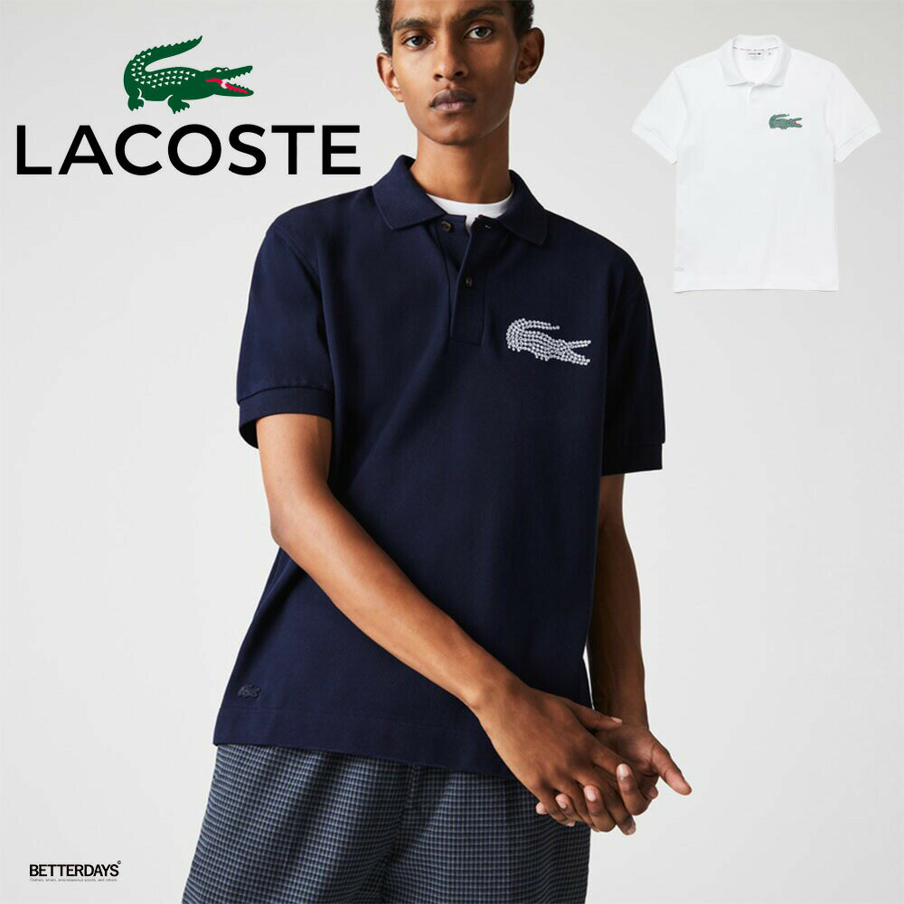 ラコステ ポロシャツ メイドインフランスオーガニックコットンポロシャツ メンズ ラコステ LACOSTE 日本製 無地・半袖 メンズ 【国内正規品】