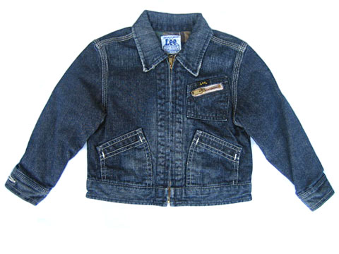 【最大1000円OFFクーポン配布中12月スーパーセール】【アウトレット】ブルゾン キッズ Lee リー デニムジップアップジャケット 90-130cm