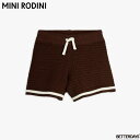 【1000円OFFクーポン配布中6月 お買い物マラソン】ニット パンツ キッズ ショーツ ズボン ミニロディーニ 【国内正規品】 mini rodini CROCHET KNIT SHORTS