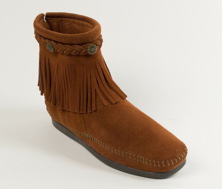 ��1000��OFF�����ݥ�������3����ѡ�������ۥߥͥȥ� �֡��� ��ǥ����� MINNETONKA HI TOP BACK ZIP BOOT 22cm-26cm