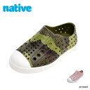 サンダル キッズ ジュニア スリッポン ネイティブ ジェファーソン プリント native Jefferson Print 迷彩 お花 水陸両用【国内正規品】 17.5-21.5cm
