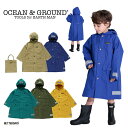 レインコート キッズ オーシャンアンドグラウンド Boy’s 男の子 子供 幼稚園 小学生 通園 通学 OCEAN&GROUND 1214601
