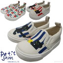 スニーカー キッズ プチジャム petit jam スリッポン FOインターナショナル シンプル 子供服ブランド 13cm-16cm